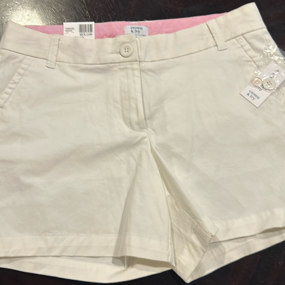 Women’s White Shorts